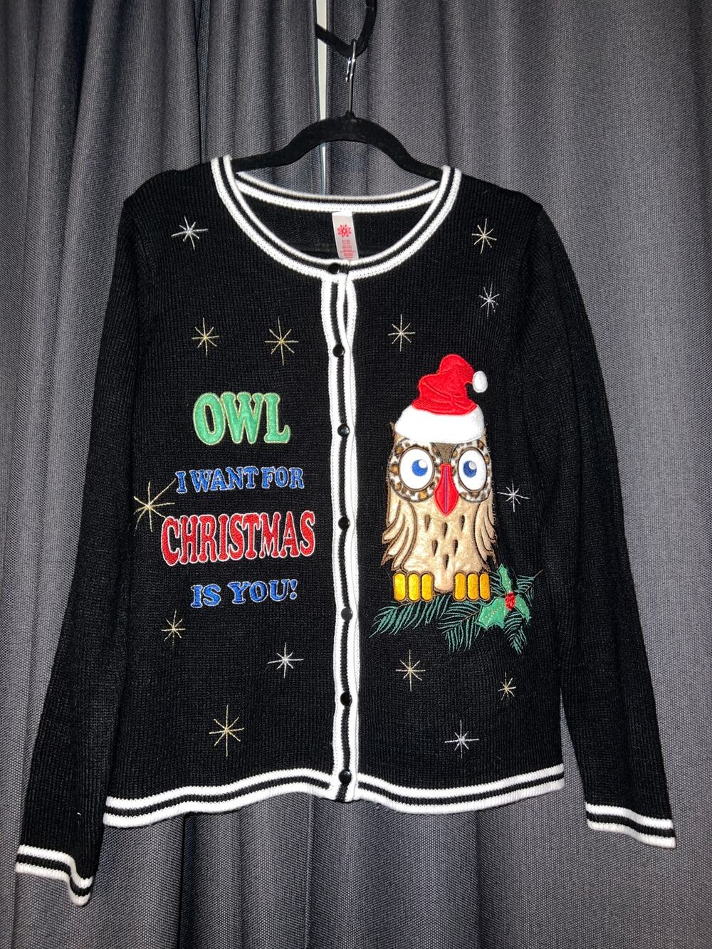 Ugly Christmas Sweater Xmas Cardigan Size Small
